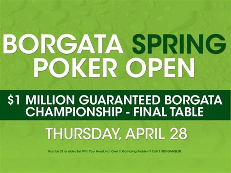 Borgata queda poker open 2024